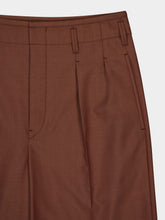 Lemaire Brown Pleated Pants