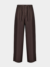 Espresso Silk Taekwondo Pants | PDP - Fashion Clinic