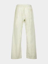 Cream Multi-Topstitch Taekwondo Pants