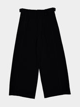 Lemaire Black Maxi Utility Pants Soft Wool Twill