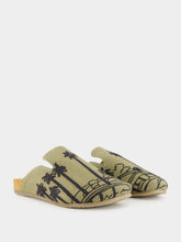 Baziszt Khaki Green Palmor Suede Mules