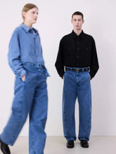 Lemaire Twisted Belted Denim Pants
