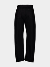 Lemaire Black Twisted Belted Pants