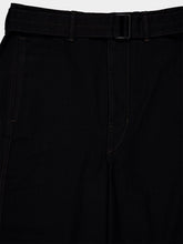 Lemaire Black Twisted Belted Pants
