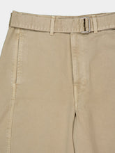 Lemaire Natural Beige Twisted Belted Pants