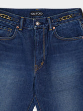 Tom Ford Stone-Washed Denim Straight Pants