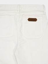 Tom Ford White Stretch Twill Denim Flare Pants