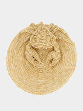 Natalia Brilli Natural Handcrafted Raffia Small Paguro Plate