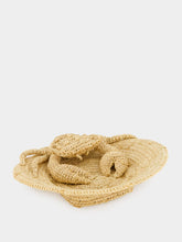 Natalia Brilli Natural Handcrafted Raffia Small Paguro Plate