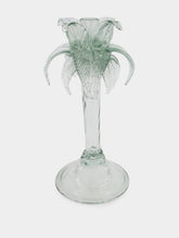 Gordiola Hand-Blown Glass Palm Tree Candle Holder