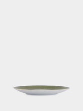 Marie Daâge Salad/Dessert Plate Coupe Panache in Snake Green and Khaki
