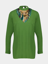 Paula Parasol Garden Green Blouse