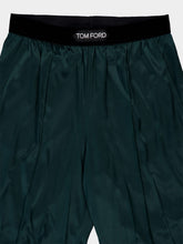 Tom Ford Emerald Silk Satin Pyjama Trousers