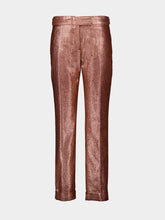 Tom Ford Iridescent Mid-Rise Tailored Trousers
