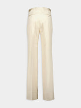 Tom Ford Champagne Tailored Boot Cut Pants