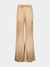 Tom Ford Pale Beige Stretch Silk Cargo PJ Pants