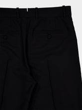 Tom Ford Black Wool Straight-Leg Trousers