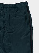 Tom Ford Teal Peach Feel Silk Satin Tuxedo Trousers