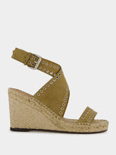 Isabel Marant Iriane Brown Leather Espadrilles
