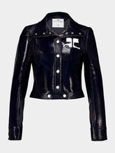 Courrèges Navy Reedition Vinyl Jacket