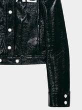 Courrèges Dark Green Reedition Vinyl Jacket
