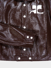 Courrèges Chocolate Vinyl Reedition Jacket