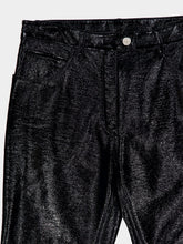 Courrèges Black Reedition Vinyl 5-Pocket Pants