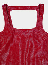 Courrèges Red Reedition Vinyl Mini Dress
