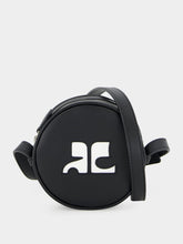 Courrèges Black ReEdition Leather Mini Circle Bag