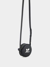 Courrèges Black ReEdition Leather Mini Circle Bag