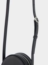 Courrèges Black ReEdition Leather Mini Circle Bag