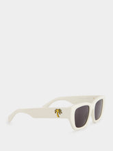 Palm Angels Hinkley White Sunglasses