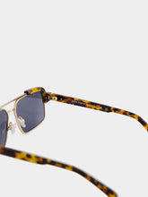 Palm Angels Havana Brown Panorama Rectangular Sunglasses