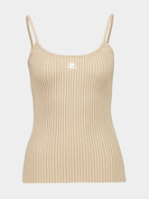Sand Reedition Rib Knit Tank Top