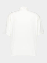 Commas Palm Embroidered Camp Collar Shirt