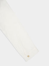 Commas White Linen Popover Shirt