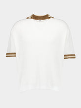 Commas Crochet Collar Polo Shirt