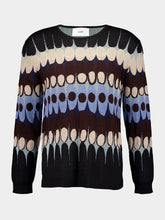 Commas Jacquard Crewneck Sweater