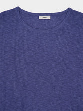 Commas Blue Linen Cotton Sweater