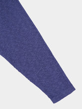 Commas Blue Linen Cotton Sweater