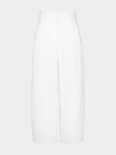 Altuzarra White Wilson Wide-Leg Cotton Pants