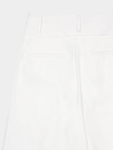 Altuzarra White Wilson Wide-Leg Cotton Pants