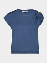 Altuzarra Ash Blue Rinaldi Jersey Top