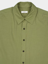 Commas Green Classic Linen Blend Shirt