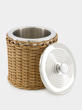 Giobagnara Large Dark Rattan Ice Bucket