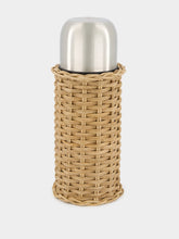 Dark Rattan Thermos Bottle
