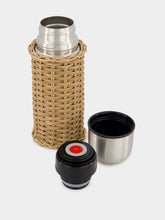 Giobagnara Dark Rattan Thermos Bottle