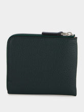 Marni Dark Green Leather Zip Wallet