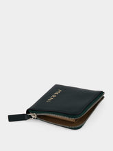 Marni Dark Green Leather Zip Wallet