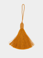 Glorinha Paranaguá Orange Silk Decorative Tassel